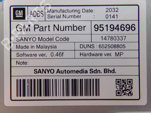 Display monitor CHEVROLET ORLANDO (J309) 1.8 | BP24415101C48 