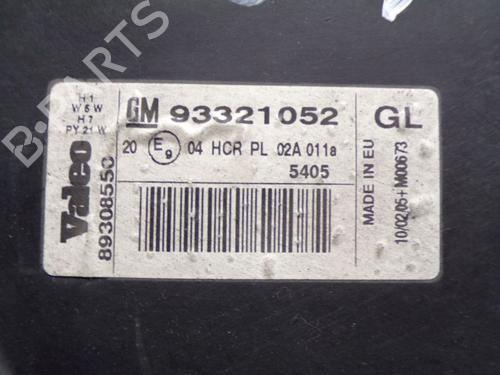 Left headlight OPEL MERIVA A MPV (X03) 1.6 16V (E75) | BP33150053C28 - Image 8