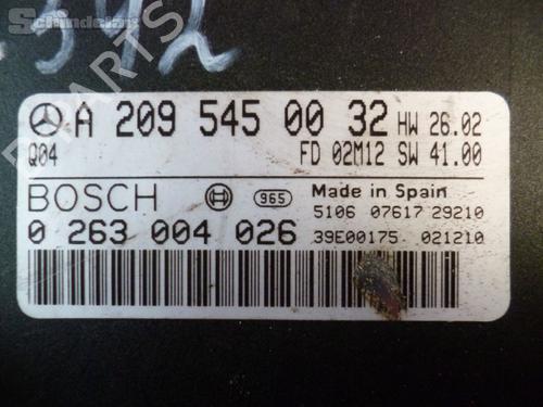 Electronic module MERCEDES-BENZ CLK (C209) CLK 200 Kompressor (209.342) | BP23507245M83 