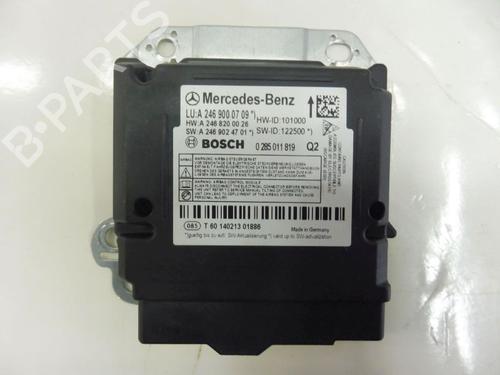 Used ECU airbags MERCEDES-BENZ B-CLASS Sports Tourer (W246, W242) B 200 (246.243) (156 hp) 25828424