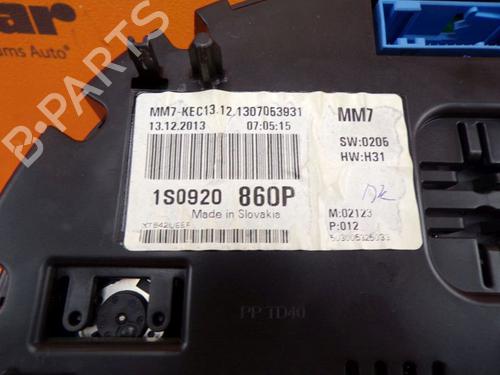 Instrument cluster VW UP! (121, 122, BL1, BL2, BL3, 123) 1.0 | BP33147892C47 - Image 8