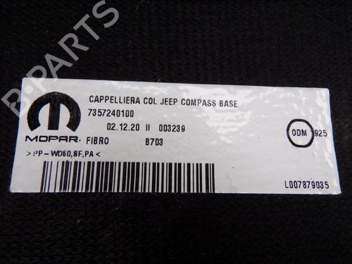 Hattehylde JEEP COMPASS (MP, M6, MV, M7) 1.6 CRD | BP32651511C85