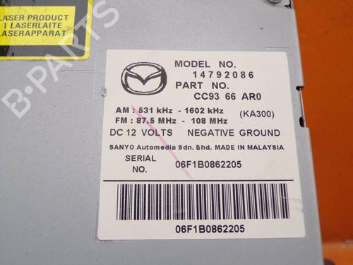 Radio MAZDA 5 (CR) 1.8 (CR19) | BP32647036E6