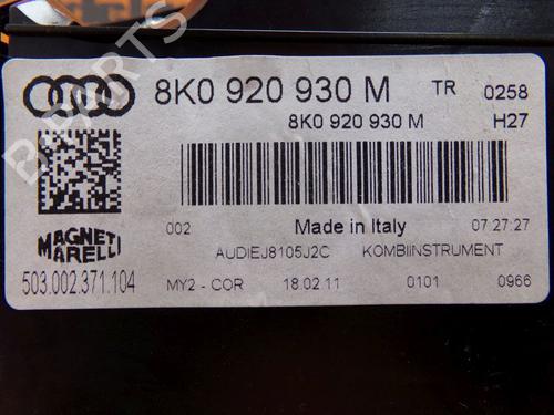 Instrument cluster AUDI A4 B8 (8K2) 2.0 TFSI | BP32836880C47  - Image 9