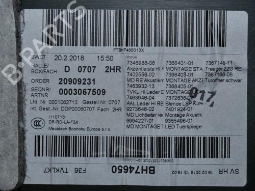 Rear right panel BMW 4 Gran Coupe (F36) 435 d xDrive | BP33145302C61 - Image 4