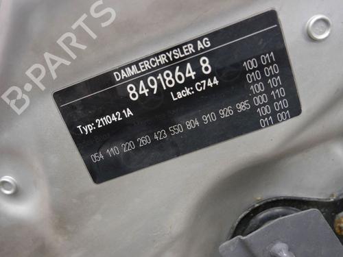 Hood MERCEDES-BENZ E-CLASS (W211) E 200 Kompressor (211.042) | BP28363704C1 