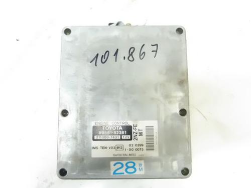 Used Engine control unit (ECU) TOYOTA YARIS VERSO (_P2_) 1.3 (NCP20_, NCP22_, NCP20R, NCP22R) (86 hp) 24382883