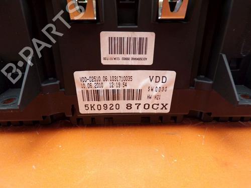 Instrument cluster VW GOLF VI (5K1) 2.0 TDI | BP33145844C47 - Image 5