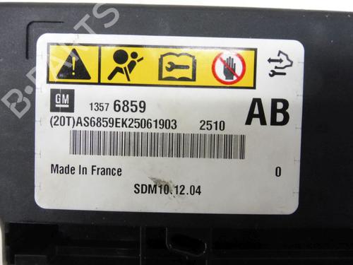 ECU airbags OPEL MERIVA B MPV (S10) 1.3 CDTI (75) | BP24384796M53 