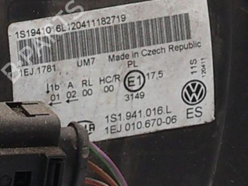 Right headlight VW UP! (121, 122, BL1, BL2, BL3, 123) 1.0 | BP38411925C29 - Image 6
