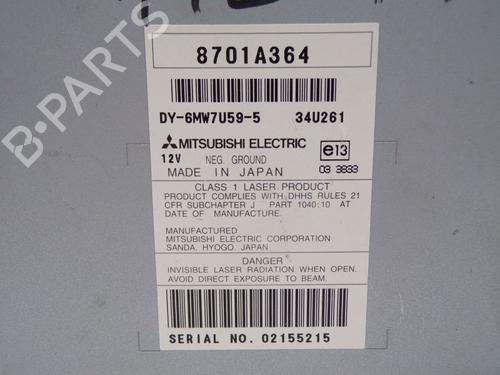 Radio MITSUBISHI OUTLANDER II (CW_W) 2.2 DI-D 4WD | BP30366408E6 