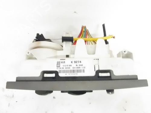 Climate control OPEL MERIVA A MPV (X03) 1.6 (E75) | BP24383236I5 