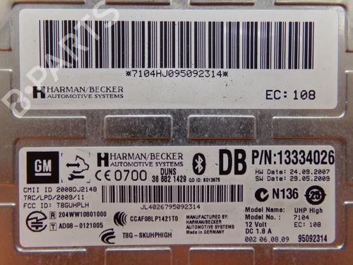 Control unit OPEL INSIGNIA A (G09) 2.0 Turbo 4x4 (68) | BP33151376M11  - Image 5