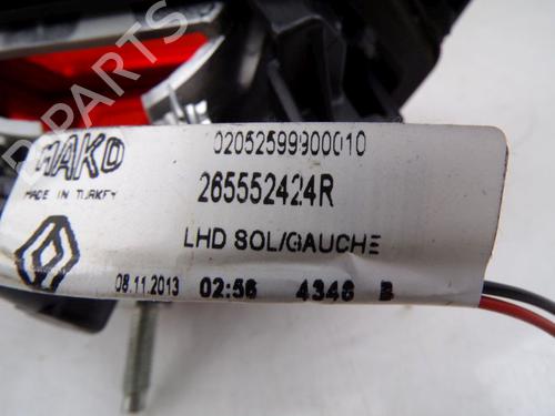 Left tailgate light RENAULT CLIO IV (BH_) 0.9 TCe 90 (BHNF, BHMA, BHMH, BHJK, BHJR) | BP31865765C79 