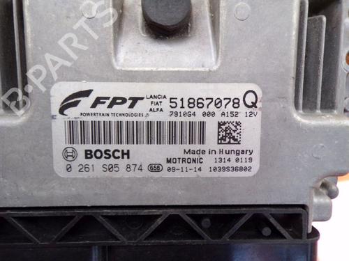 Engine control unit (ECU) LANCIA DELTA III (844_) 1.4 (844.AXA1A) | BP32644491M57