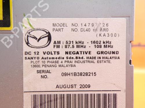 Radio MAZDA 2 (DE_, DH_) 1.3 (DE3FS) | BP32640787E6 