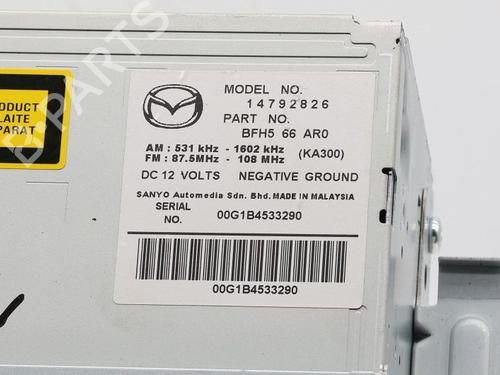 Radio MAZDA 3 (BL) 1.6 MZ-CD (BL14) | BP35813495E6  - Image 6