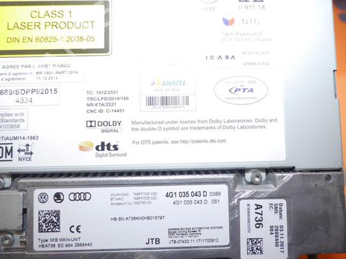 Electronic module AUDI A6 C7 (4G2, 4GC) 2.0 TDI | BP30669707M83 