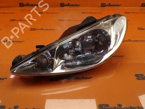 Left headlight PEUGEOT 206 CC (2D) 1.6 16V (2DNFUF, 2DNFUR) | BP24412783C28 
