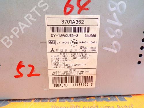 Radio MITSUBISHI ASX (GA_W_) 1.8 DI-D (GA6W) | BP32643139E6