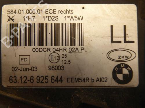 Right headlight BMW 3 (E46) 320 d | BP29047027C29 