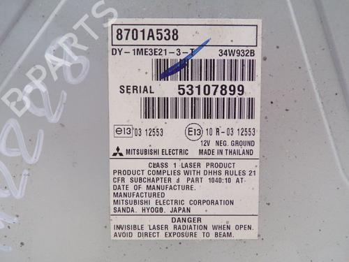 Radio MITSUBISHI MIRAGE / SPACE STAR VI Hatchback (A0_A) 1.0 (A05A) | BP32651088E6 