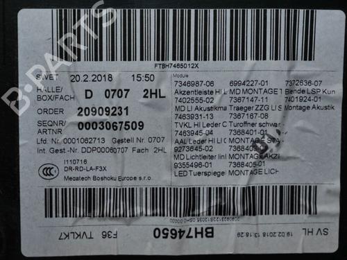 Rear left panel BMW 4 Gran Coupe (F36) 435 d xDrive | BP32640538C60