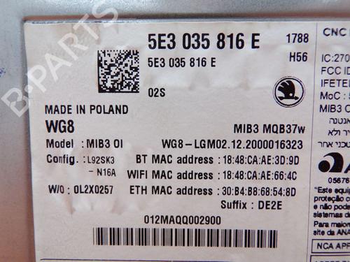 Electronic module SKODA OCTAVIA IV Combi (NX5, PV5) 1.5 TSi | BP33154519M83  - Image 6