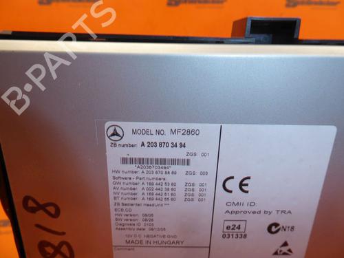 Radio MERCEDES-BENZ CLC-CLASS (CL203) CLC 200 Kompressor (203.741) | BP32642273E6 