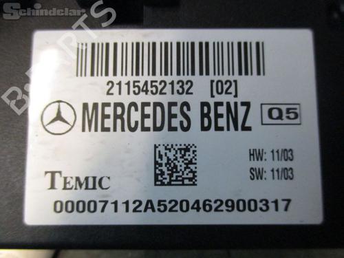 Control unit MERCEDES-BENZ E-CLASS (W211) E 270 CDI (211.016) | BP24379594M11 