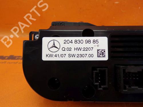 Climate control MERCEDES-BENZ C-CLASS (W204) C 180 Kompressor (204.046) | BP33148627I5 - Image 7