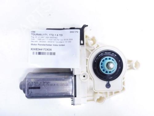 Used Left rear window motor VW TOURAN (1T1, 1T2) 1.9 TDI (105 hp) 24384454