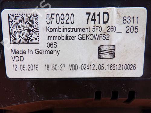 Instrument cluster SEAT LEON ST (5F8) 2.0 TDI | BP33150807C47  - Image 5