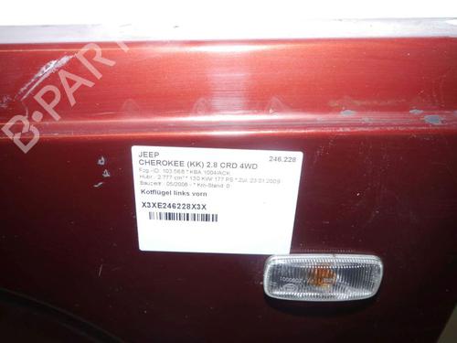 Left front fenders JEEP CHEROKEE (KK) 2.8 CRD 4x4 | BP24384669C41