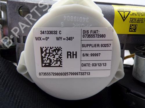 Front right seatbelt FIAT 500L (351_, 352_) 1.3 D Multijet (199LXY1A, 199LXY11) | BP33156026I25 - Image 6