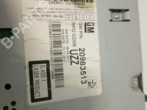 Radio CHEVROLET ORLANDO (J309)  | BP17252554E6 