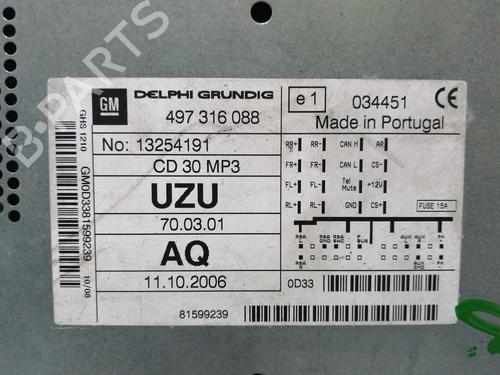 Sistema audio OPEL CORSA D (S07)  | BP17300050E6