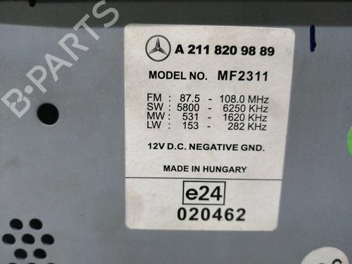 Autoradio MERCEDES-BENZ E-CLASS (W211)  | BP17300058E6 