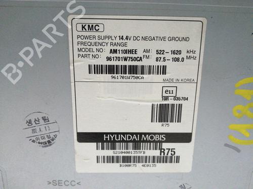 Radio KIA RIO III (UB)  | BP17300059E6 