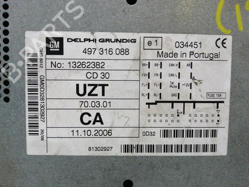 Radio OPEL CORSA D (S07) | BP17300072E6
