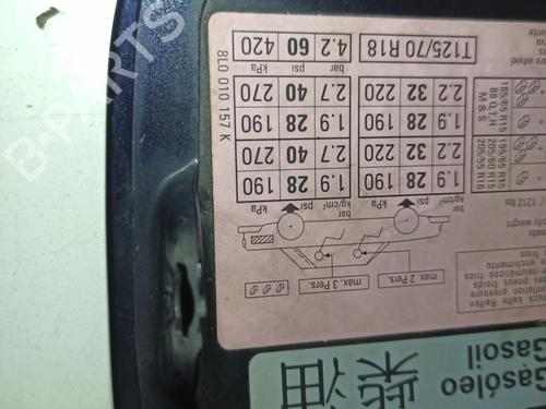 Trappe de carburant AUDI A3 (8L1) [1996-2006]  17264204