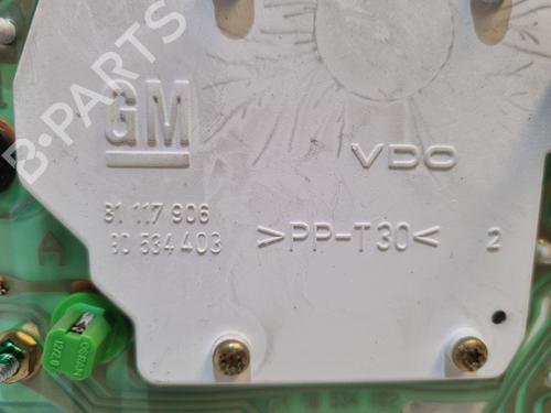 Instrument cluster OPEL CORSA B (S93) 1.0 i 12V (F08, F68, M68) | BP17305075C47