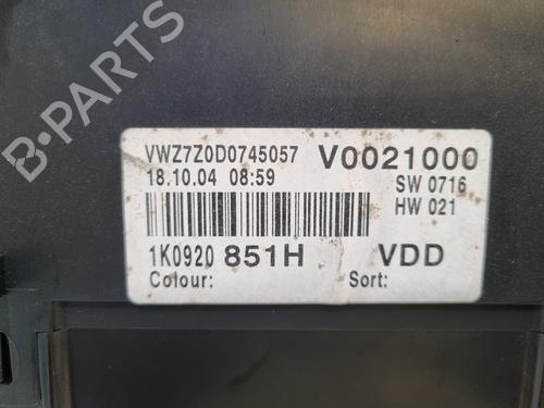 Instrument cluster VW GOLF V (1K1) 2.0 TDI | BP17305135C47