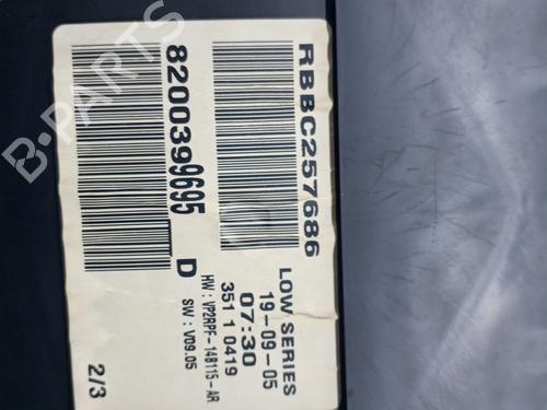 Kombiinstrument RENAULT MEGANE II (BM0/1_, CM0/1_) 1.5 dCi (BM1F, CM1F) (86 hp) 17270684