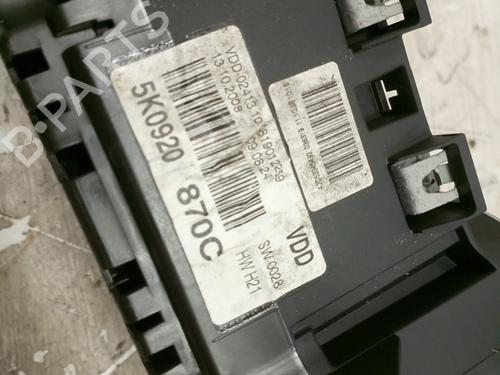 Instrument cluster VW GOLF VI (5K1) 2.0 TDI | BP17273690C47
