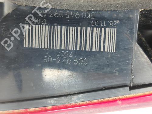 Left tailgate light VW GOLF VI (5K1)  | BP22407405C79 