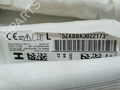 Left curtain airbag PEUGEOT 2008 II (UD_, US_, UY_, UJ_, UR_, UC_) 1.2 PureTech 130 (USHNS, URHNS) | BP23144845C11