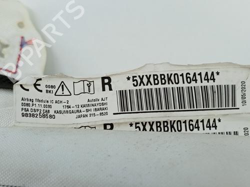 Left curtain airbag PEUGEOT 2008 II (UD_, US_, UY_, UJ_, UR_, UC_) 1.2 PureTech 130 (USHNS, URHNS) | BP23144845C11
