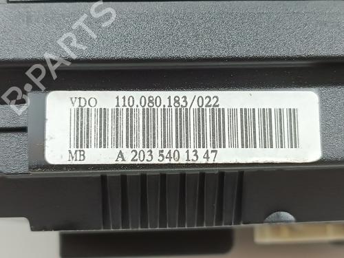 Kombinert Instrument MERCEDES-BENZ C-CLASS (W203) C 220 CDI (203.008) | BP25772843C47 