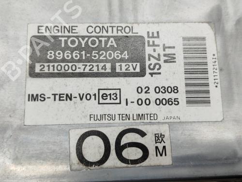 Engine control unit (ECU) TOYOTA YARIS (_P1_) 1.0 (SCP10_, SCP10R) | BP28128090M57